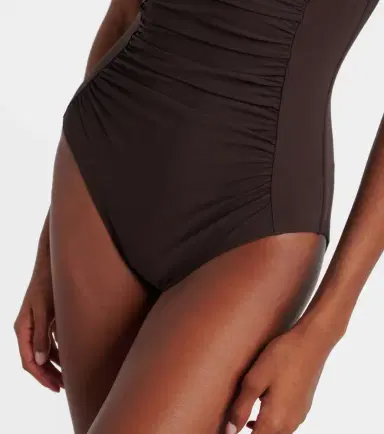 Karla Colletto Basics ruched swimsuit | Thumbnail 4