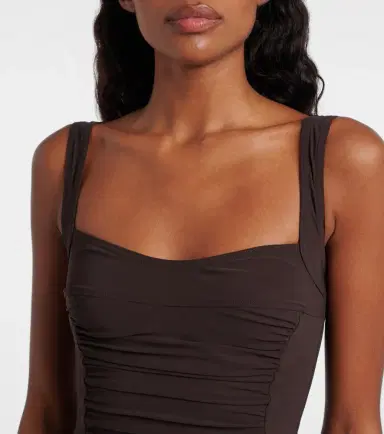 Karla Colletto Basics ruched swimsuit | Thumbnail 5