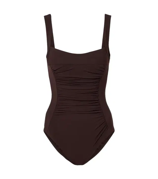 Karla Colletto Basics ruched swimsuit