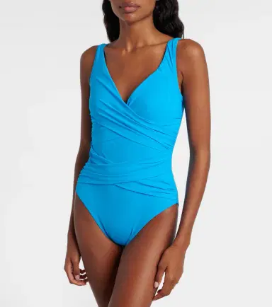 Karla Colletto Basics draped swimsuit | Thumbnail 4