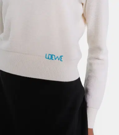 Loewe Logo embroidered wool sweater | Thumbnail 5 Loewe Logo embroidered wool sweater | Thumbnail 5