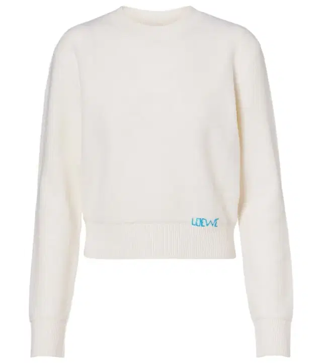 Loewe Logo embroidered wool sweater