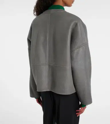 Loewe Pebble shearling-lined leather jacket | Thumbnail 2