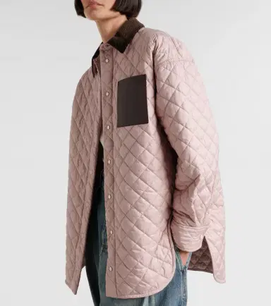 Loewe Anagram quilted leather-trimmed jacket | Thumbnail 5