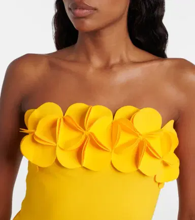 Karla Colletto Tess floral-appliqué swimsuit | Thumbnail 3