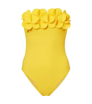 Karla Colletto Tess floral-appliqué swimsuit | Thumbnail 1
