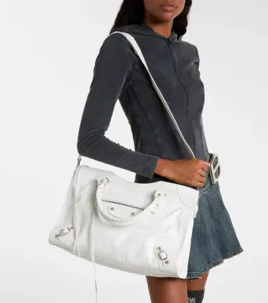 Balenciaga Le City Medium leather tote bag | Thumbnail 6