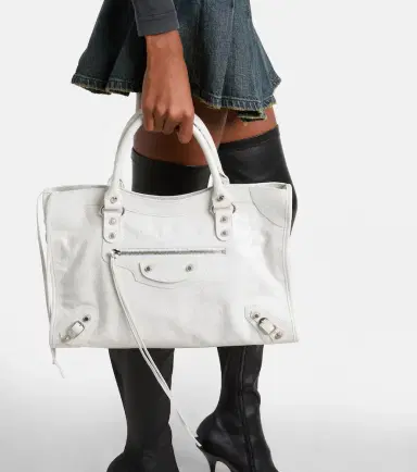 Balenciaga Le City Medium leather tote bag | Thumbnail 7
