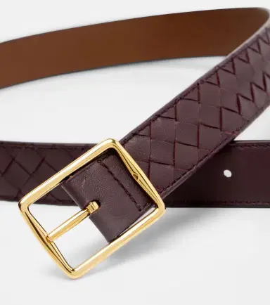 Bottega Veneta Reverso leather belt | Thumbnail 2