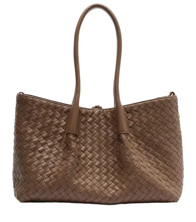 Bottega Veneta Pinacoteca Intrecciato leather tote bag