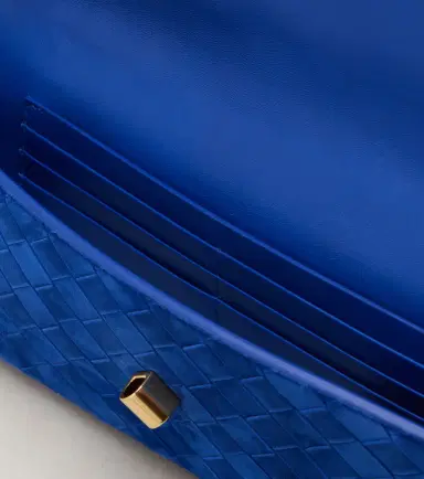 Bottega Veneta Intrecciato suede clutch | Thumbnail 2 Bottega Veneta Intrecciato suede clutch | Thumbnail 2