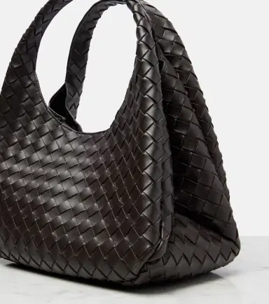 Bottega Veneta Campana Intrecciato leather shoulder bag | Thumbnail 3