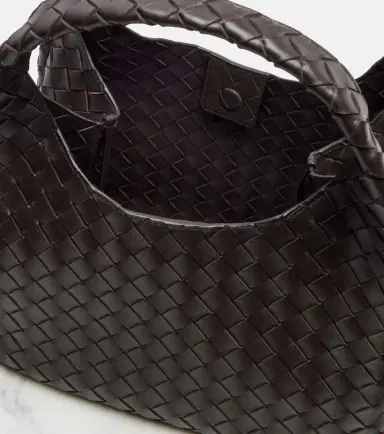 Bottega Veneta Campana Intrecciato leather shoulder bag | Thumbnail 4