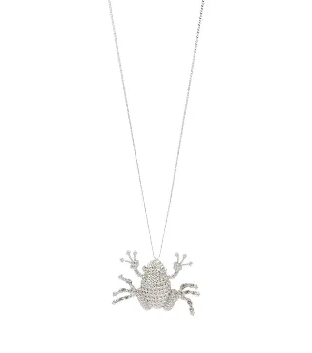 Frog pendant necklace