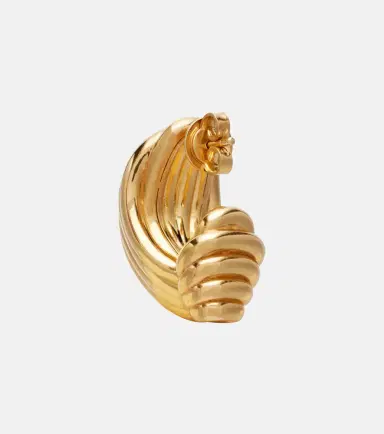 Bottega Veneta Gold-plated sterling silver earrings | Thumbnail 5 Bottega Veneta Gold-plated sterling silver earrings | Thumbnail 5
