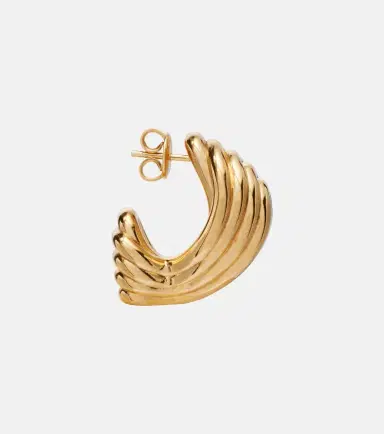 Bottega Veneta Gold-plated sterling silver earrings | Thumbnail 6 Bottega Veneta Gold-plated sterling silver earrings | Thumbnail 6