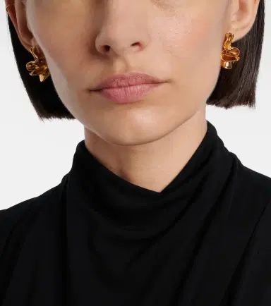 Bottega Veneta Anemone Small gold-plated earrings | Thumbnail 3 Bottega Veneta Anemone Small gold-plated earrings | Thumbnail 3