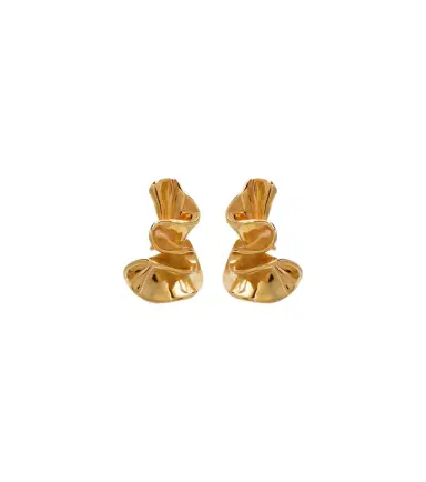 Bottega Veneta Anemone Small gold-plated earrings | Thumbnail 1 Bottega Veneta Anemone Small gold-plated earrings | Thumbnail 1