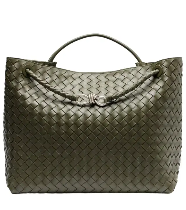 Andiamo Intrecciato Large leather tote bag