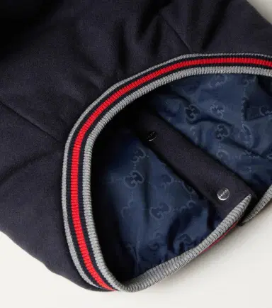 Gucci Embroidered wool dog coat | Thumbnail 4