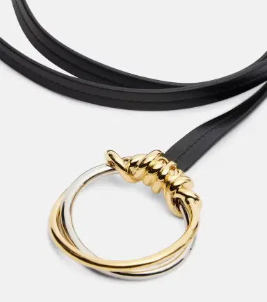 Bottega Veneta Knot Ring leather belt | Thumbnail 2