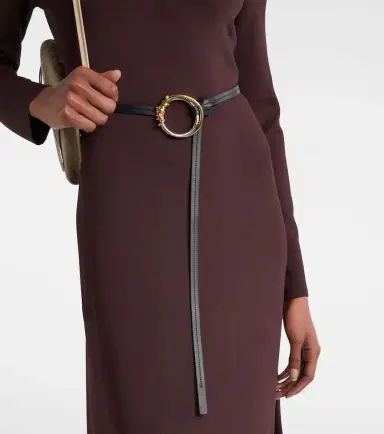 Bottega Veneta Knot Ring leather belt | Thumbnail 4