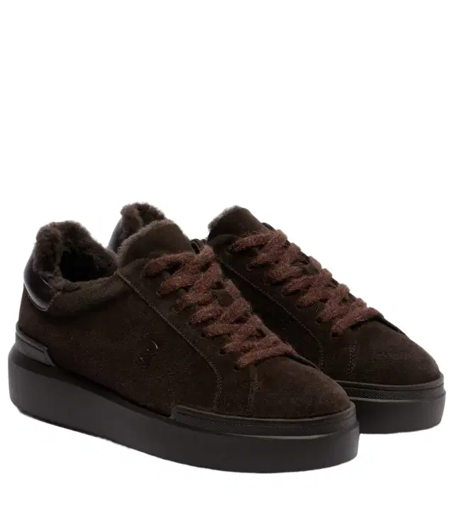 Bogner Hollywood 32 shearling-lined suede sneakers