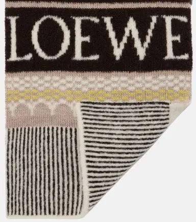 Loewe x Louis Wain Fair Isle wool-blend scarf | Thumbnail 3