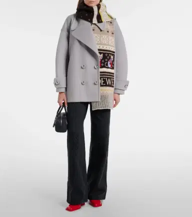 Loewe x Louis Wain Fair Isle wool-blend scarf | Thumbnail 5