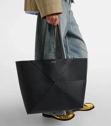 Loewe Puzzle Fold Large leather tote bag | Thumbnail 5