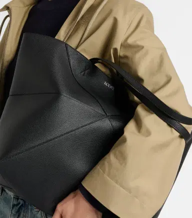 Loewe Puzzle Fold Large leather tote bag | Thumbnail 7