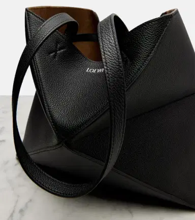 Loewe Puzzle Fold Medium leather tote bag | Thumbnail 4