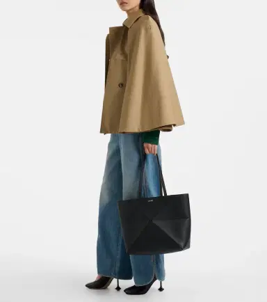 Loewe Puzzle Fold Medium leather tote bag | Thumbnail 7