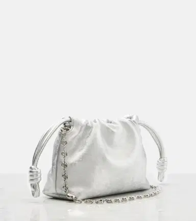 Loewe Flamenco Mini metallic leather clutch | Thumbnail 2 Loewe Flamenco Mini metallic leather clutch | Thumbnail 2