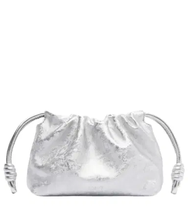 Loewe Flamenco Mini metallic leather clutch | Thumbnail 1 Loewe Flamenco Mini metallic leather clutch | Thumbnail 1