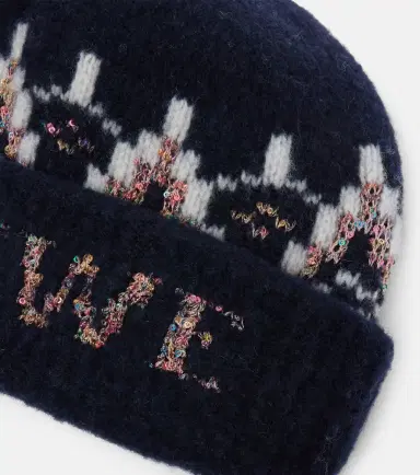 Loewe Fair Isle sequined wool-blend beanie | Thumbnail 2 Loewe Fair Isle sequined wool-blend beanie | Thumbnail 2