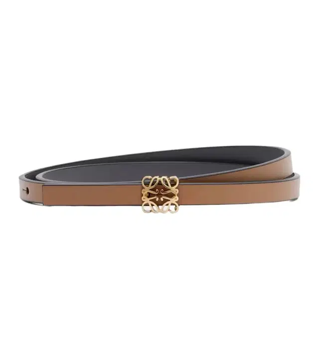 Anagram leather belt
