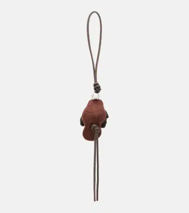 Loewe Leather-trimmed wool bag charm | Thumbnail 2 Loewe Leather-trimmed wool bag charm | Thumbnail 2