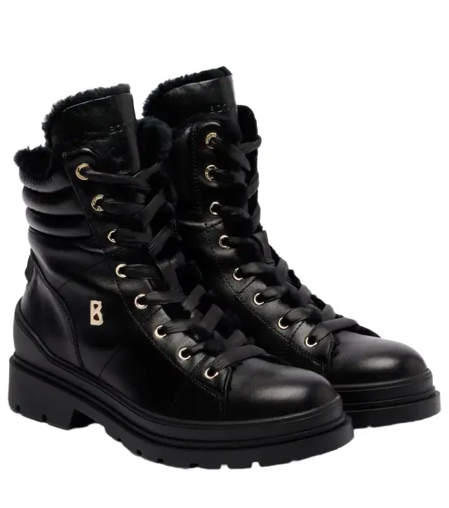 Bogner St Moritz leather lace-up boots