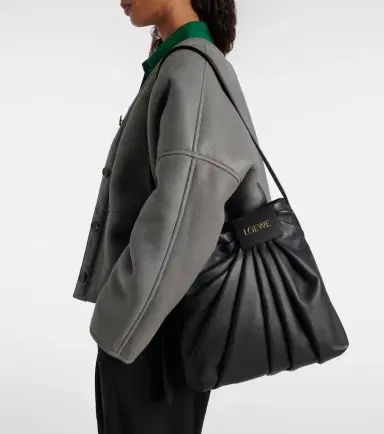 Loewe Draped leather tote bag | Thumbnail 6 Loewe Draped leather tote bag | Thumbnail 6