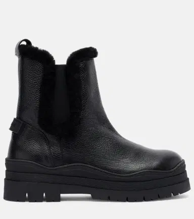 Bogner Arosa shearling-lined leather Chelsea boots | Thumbnail 4
