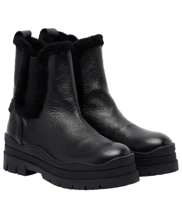 Bogner Arosa shearling-lined leather Chelsea boots