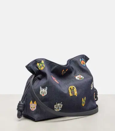 Loewe x Louis Wain Flamenco Cats Medium canvas clutch | Thumbnail 3 Loewe x Louis Wain Flamenco Cats Medium canvas clutch | Thumbnail 3