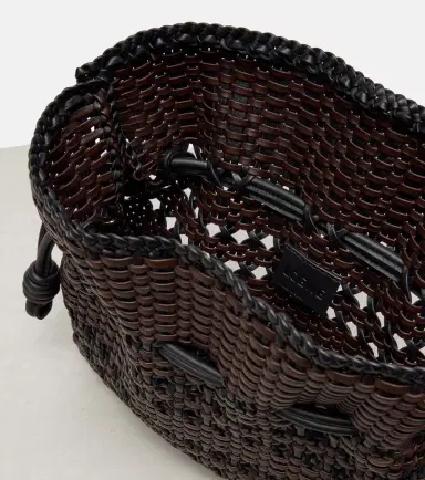 Loewe Flamenco Medium woven leather clutch | Thumbnail 4