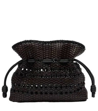 Loewe Flamenco Medium woven leather clutch | Thumbnail 1