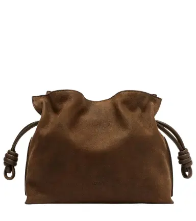 Loewe Flamenco Medium suede clutch | Thumbnail 1