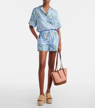 Gucci GG Small raffia-effect tote bag | Thumbnail 6