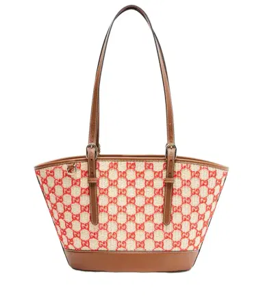 Gucci GG Small raffia-effect tote bag | Thumbnail 1