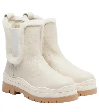 Bogner Arosa shearling-lined leather ankle boots | Thumbnail 1