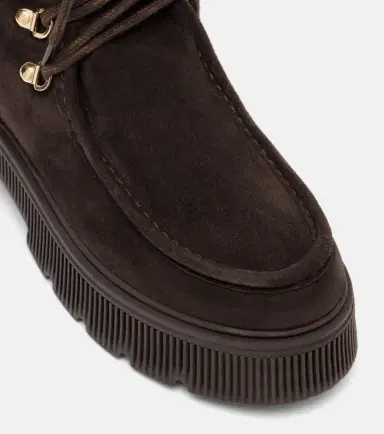 Bogner Turin shearling-trimmed suede lace-up boots | Thumbnail 4